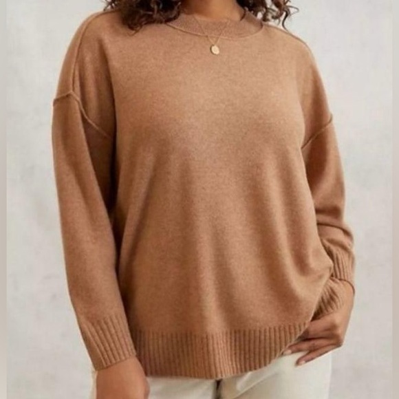 Anthropologie 100% Cashmere Pilcro Angie Sweater Size L - Picture 2 of 8